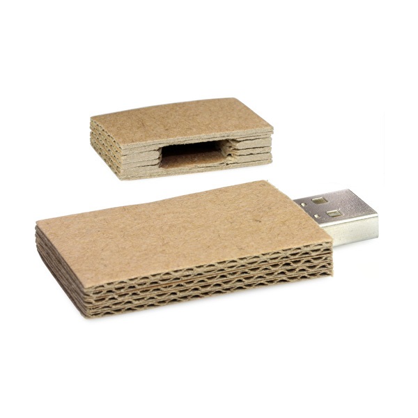 clé usb écologique en carton brut ondulé clé usb express (1)