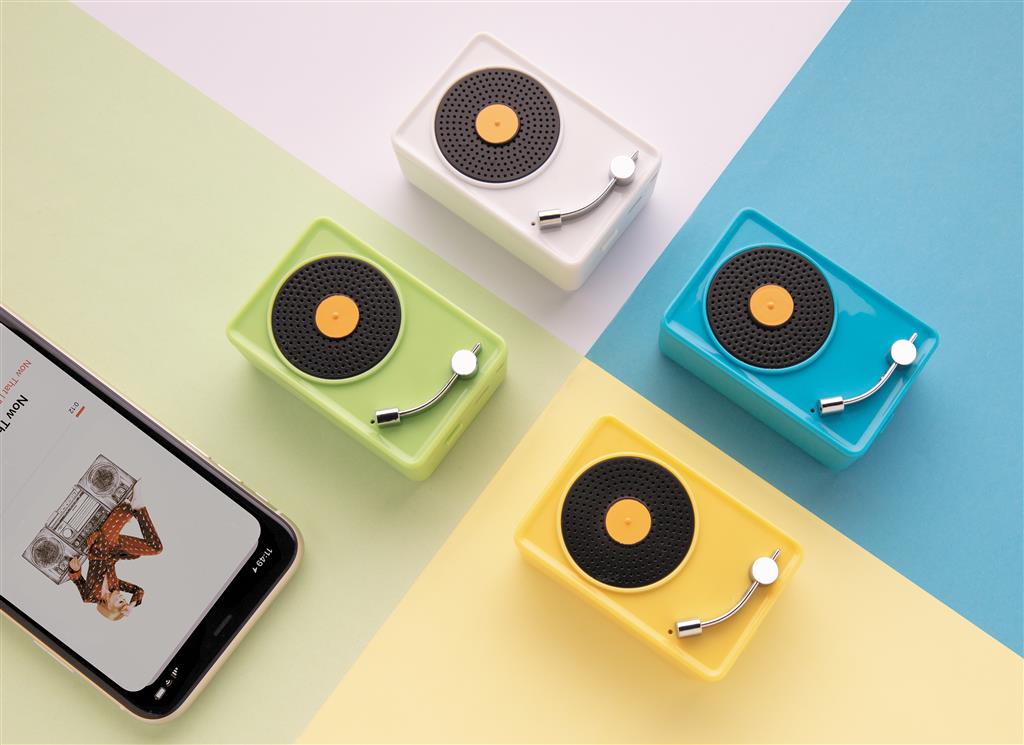 Mini enceinte 3W rétro goodies express pour entreprise (13)