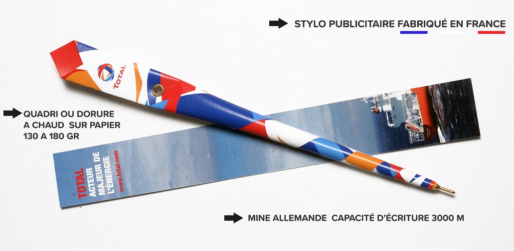 stylo pub plume papier fab france